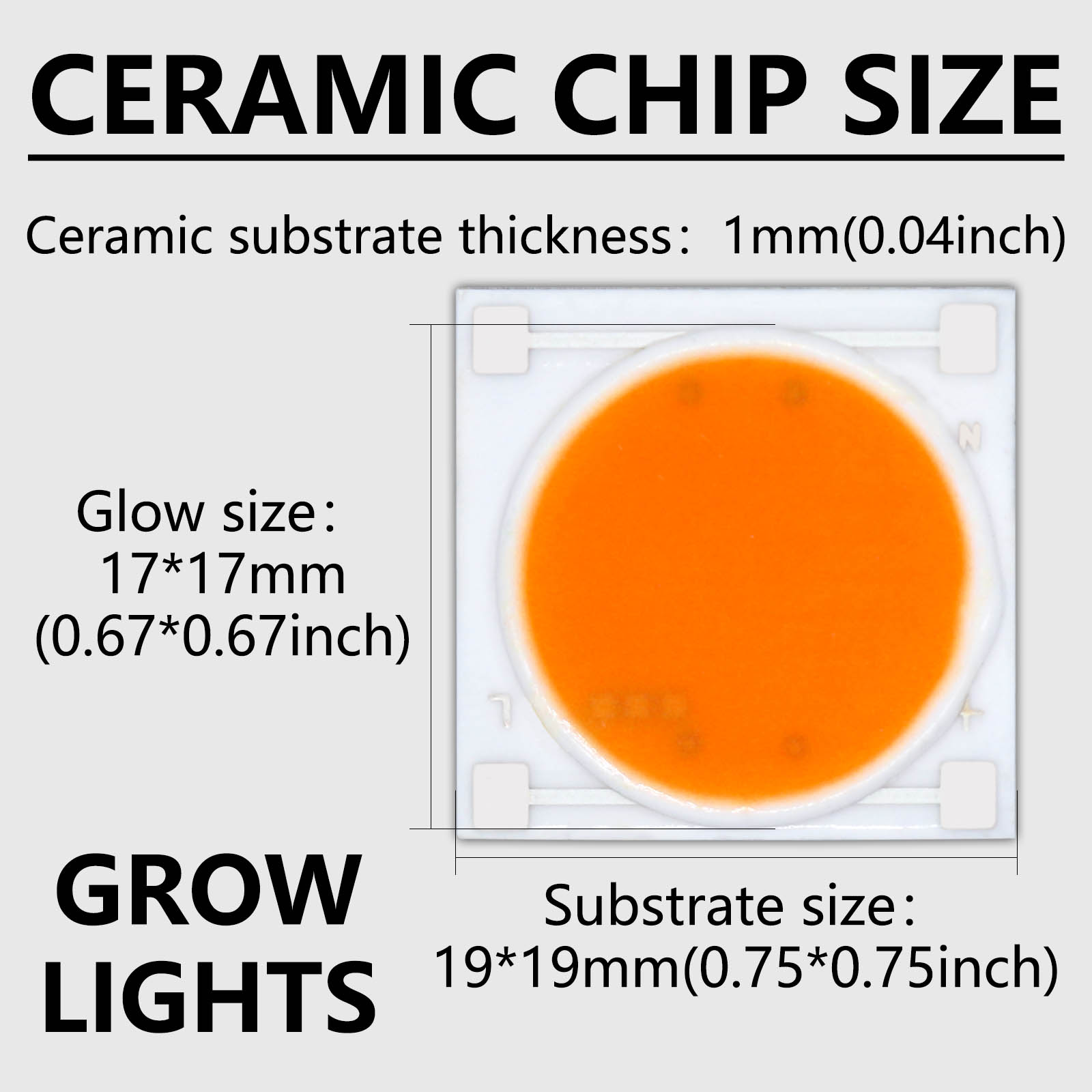 5pcs Ceramics Base LED COB Chi - đánh giá và giá Plant Grow Light Full Spectrum