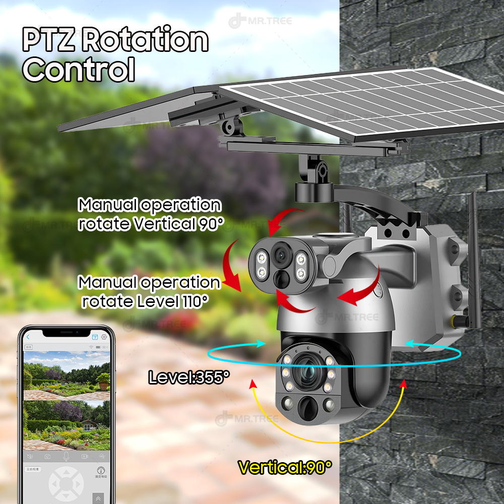 4K 50X Optical Zoom Dual Lens  - đánh giá và giá Garden Camera