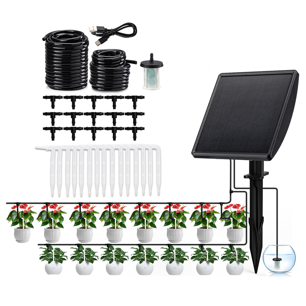 Solar Automatic Drip Irrigatio - đánh giá và giá Smart Pot